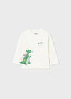 Playera M/L Play "Dragon" Beige Bebe Niño Mayoral M2017 MAYORAL