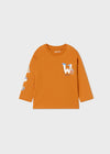 Playera M/L "Weather" Naranja Bebe Niño Mayoral M2020 MAYORAL