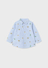 Camisa M/L Estampada Celeste Bebe Niño Mayoral M2176 MAYORAL