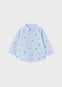 Camisa M/L Estampada Celeste Bebe Niño Mayoral M2176