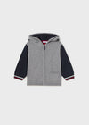 Sueter Tejido Con Gorro Gris Bebe Niño Mayoral M2325 MAYORAL
