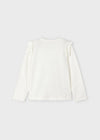 Blusa M/L Aplicaciones Better Cotton Crudo Niña Mayoral M4003 MAYORAL
