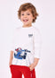 Playera M/L Interactiva Better Cotton Azul Niño Mayoral M4017