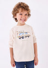 Playera M/L "Van" Beige Niño Mayoral M4023 MAYORAL