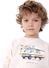 Playera M/L "Van" Beige Niño Mayoral M4023 MAYORAL