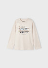 Playera M/L "Van" Beige Niño Mayoral M4023 MAYORAL