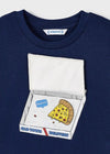 Playera M/L "Pizza" Tinta Niño Mayoral M4025 MAYORAL