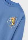 Playera M/L "Snack Team" Cielo Niño Mayoral M4026 MAYORAL