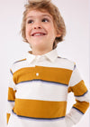 Polo M/L Rayas Naranja Niño Mayoral M4102 MAYORAL