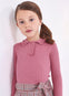 Polo M/L Rayas Tejido Orquidea Niña Mayoral M4194