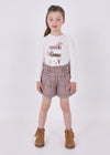 Short Cuadros Orquidea Niña Mayoral M4216 MAYORAL