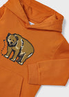 Sudadera Aplique Engomado Oso Naranja Niño Mayoral M4422 MAYORAL