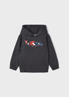 Sudadera Aplique Engomado Gris Oscuro Niño Mayoral M4422 MAYORAL