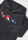 Sudadera Aplique Engomado Gris Oscuro Niño Mayoral M4422 MAYORAL