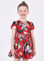 Vestido Estampado Rojo Niña Mayoral M4914