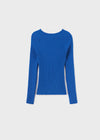 Blusa Medio Cuello Tejido Azul Rey Junior Niña Mayoral M7040 MAYORAL