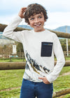 Playera M/L Bolsillo Nata Junior Niño Mayoral M7065 MAYORAL