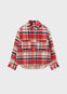 Sobrecamisa Cuadros Rojo Junior Niña Mayoral M7180