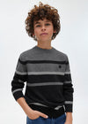Sueter Blocking Tejido Negro Junior Niño Mayoral M7385 MAYORAL