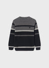 Sueter Blocking Tejido Negro Junior Niño Mayoral M7385 MAYORAL