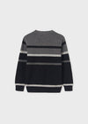 Sueter Blocking Tejido Negro Junior Niño Mayoral M7385 MAYORAL
