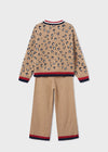 Conjunto Pants Tejido Print Galleta Junior Niña Mayoral M7514 MAYORAL