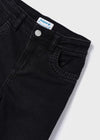 Pantalon Mezclilla Cintura Ajustable Negro Niña Mayoral M527 MAYORAL
