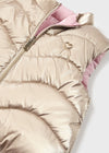 Chaleco Reversible Beige-Rosa Bebe Niña Mayoral M2315 MAYORAL