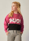 Sudadera Cortes Magenta Junior Niña Mayoral M7406 MAYORAL