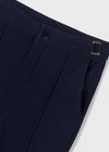 Pantalon Algodon Vestir Crepe Marino Junior Niña Mayoral M7505 MAYORAL