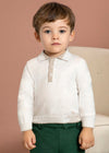 Polo M/L Tejido Beige Bebe Niño Abelylula M5646 ABEL Y LULA
