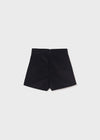 Shorts Pana Cintura Ajustable Negro Niña Abelylula M5766 ABEL Y LULA