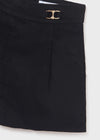 Shorts Pana Cintura Ajustable Negro Niña Abelylula M5766 ABEL Y LULA