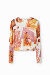Desigual Blusa Tejida M/L _Fotina_ Rosa, M23Wwjf38 DESIGUAL