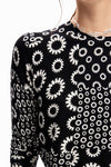 Desigual Blusa M/L _Luka, Negro, M23Wwjf52 DESIGUAL