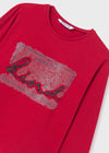 Blusa M/L Rojo Junior Niña Mayoral M830 MAYORAL