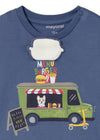 Playera M/L Play "Foodtruck" Azul Bebe Niño Mayoral M2024 MAYORAL