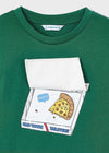 Playera M/L "Pizza" Bosque Niño Mayoral M4025 MAYORAL