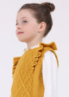 Chaleco Tejido Mostaza Niña Mayoral M4313 MAYORAL
