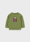 Sudadera Bordados Verde Bebe Niño Mayoral M2430 MAYORAL