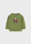 Sudadera Bordados Verde Bebe Niño Mayoral M2430
