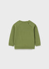 Sudadera Bordados Verde Bebe Niño Mayoral M2430 MAYORAL