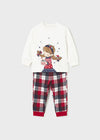 Pijama Con Bolsita Crudo Mayoral M2761 MAYORAL