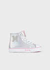 Tenis Botita Moda Plataforma Plata Niña Mayoral 44400 MAYORAL