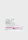 Tenis Botita Moda Plataforma Blanco Niña Mayoral 48400 MAYORAL