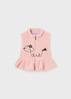 Pants 3 Piezas Chaleco Rosado Bebe Niña Mayoral M2871 MAYORAL
