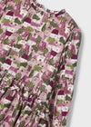 Vestido Estampado Viscosa Orquidea Niña Mayoral M4924 MAYORAL