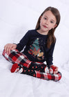 Pijama Marino Navideña Niña Mayoral M4778 MAYORAL