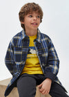 Sobrecamisa Doble Vista Cuadros/Marino Junior Niño Mayoral M7184 MAYORAL