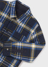Sobrecamisa Doble Vista Cuadros/Marino Junior Niño Mayoral M7184 MAYORAL